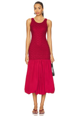 x REVOLVE Melody Lace Poplin Maxi Dress