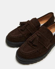 Minka Chocolate-Brown Suede - Sm Rebooted