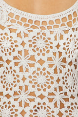 Sunshine Crochet Mini Dress