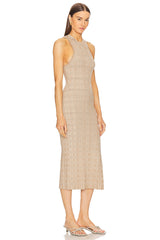 by Marianna Halia Midi Knit Dress With Slit