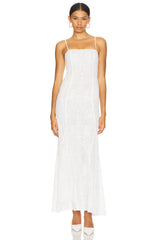Caesarea Embroidered Maxi Dress