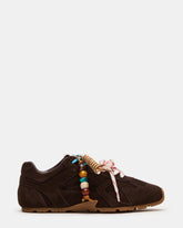 Aziel Charm Brown Suede