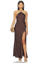 Shae Halter Maxi Dress