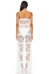 x Maggie MacDonald Millie Sheer Maxi Dress