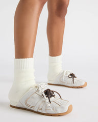 Maysa White Distressed