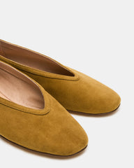 Leni Mustard Suede