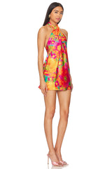 Jasmine Halter Mini Dress