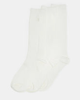 Casual High Crew Socks Ivory