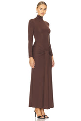 Alix Maxi Tie Front Dress