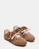 Aziel Charm Taupe Suede