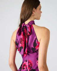 Lara Mini Dress Rosette Pink