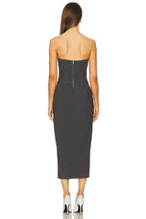 x REVOLVE Nikki Strapless Midi Dress