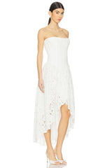 Felicidad Strapless Lace Dress