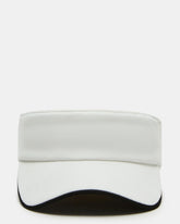 Embroidered Visor White