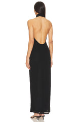 x Anja Dujkovi�� Ula Sheer Maxi Dress