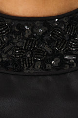 Maraschino Embellished Mini Dress