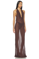 Halterneck Maxi Dress