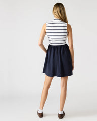 Lyon Dress Navy