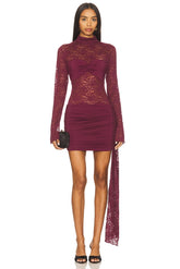 Larna Lace Long Sleeve Mini Dress