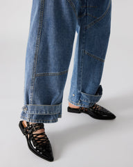 Galanti Black Patent