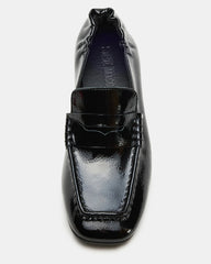 Estee Black Crinkle Patent