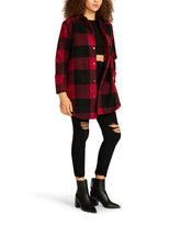 Eldridge Plaid Coat Red - Sm Rebooted