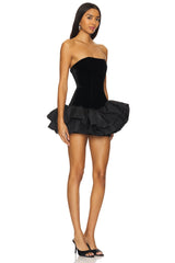 Ella Strapless Ruffle Dress