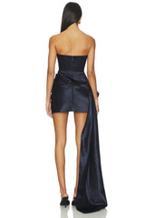 Draped Duchess Mini Dress