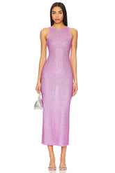 Hollis Sequin Midi Dress