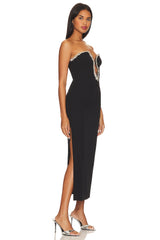 Eleni Diamante Midi Dress