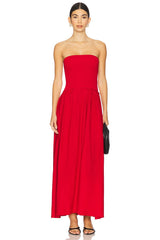 The Strapless Soglio Dress