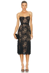 Lucienne Lace Midi Dress