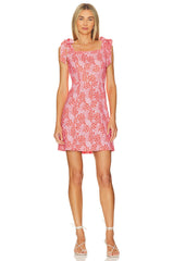 Tie Shoulder Mini Dress