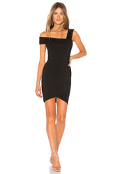 Fallon Asymmetrical Mini Dress