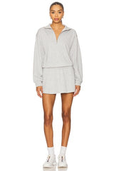 Jenice Quarter Zip Dress
