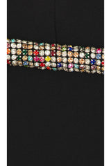 Soiree Rhinestone Midi Dress