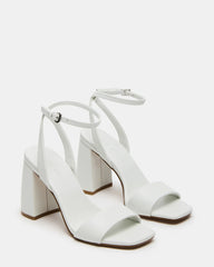Messa White Leather