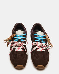 Aziel Charm Brown Suede