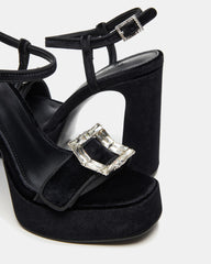 Liandra Buckle Black Velvet