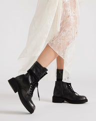 Crimson Black Distressed