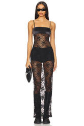 Mari Sheer Maxi Dress