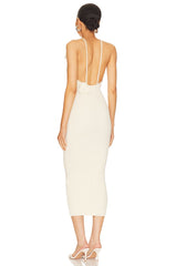 Dara Rosette Midi Dress