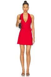 Evening Cloud Knit Wrap Dress