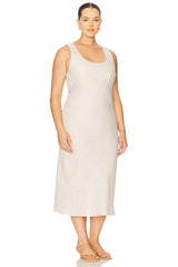 by Marianna Eula Linen Midi Dress