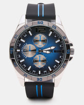 Men'S Alloy Watch Black/Blue