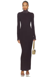 Verona Turtleneck Maxi Dress
