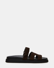 Mayven Chocolate Brown Suede