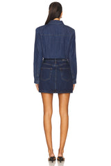 Pixie Mix Media Mini Dress