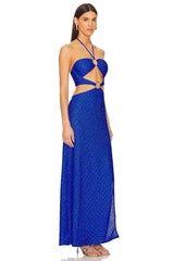 Brilla Double Loop Long Dress