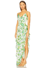 Tess Asymmetrical Maxi Dress